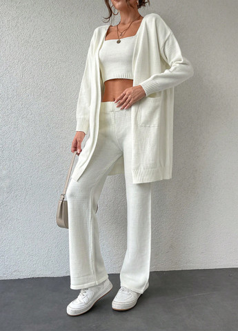 Костюм (топ, кардиган, брюки) SHEIN (333879798)