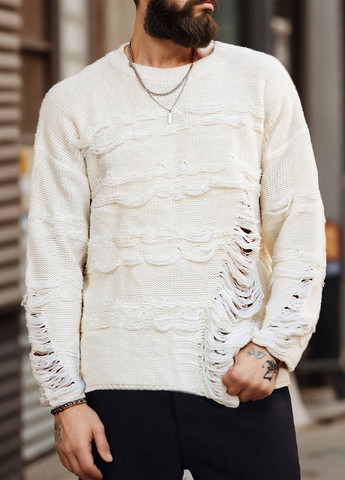 Молочний зимовий джемпер джемпер SHEIN