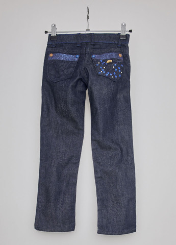 Темно-синие демисезонные со средней талией джинсы Miss Sixty