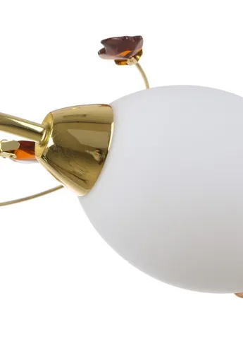 Люстра стельова на 3 плафона в спальню LK-461S/3 E14 G Brille (253886316)