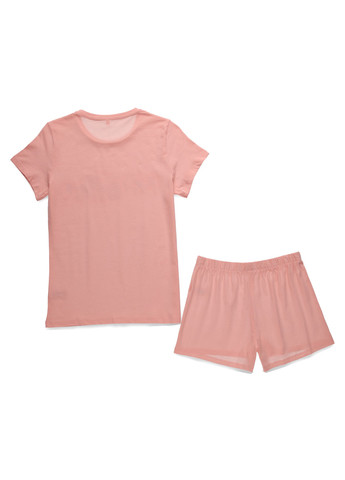 Пудрова всесезон піжама (футболка, шорти) футболка + шорти C&A