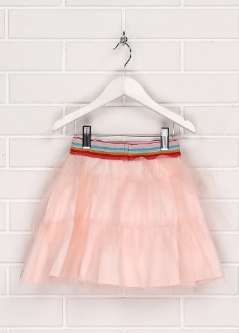 Светло-розовая однотонная юбка Esprit клешированная, мини