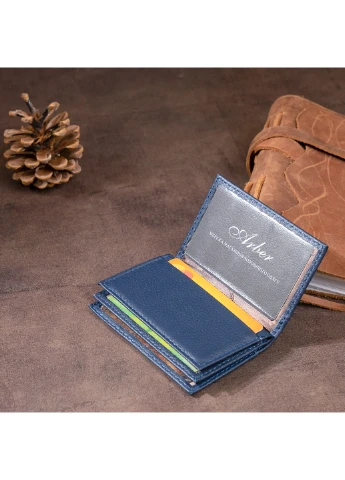 Женский кожаный кошелек-визитница 10х6,5х1 см st leather (229461331)