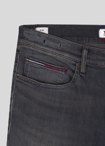 Серые демисезонные скинни джинсы Tommy Jeans