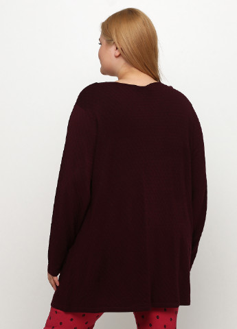 Бордовый демисезонный пуловер пуловер Choice