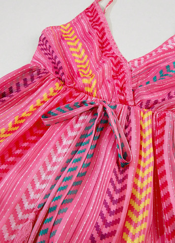 Рожева кежуал сукня SHEIN з геометричним візерунком