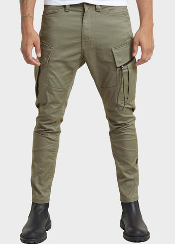 Зеленые кэжуал демисезонные карго брюки G-Star Raw