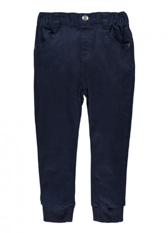 Темно-синие джинсовые демисезонные брюки зауженные Brums
