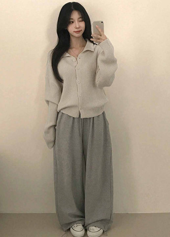 Кремовый демисезонный кардиган SHEIN