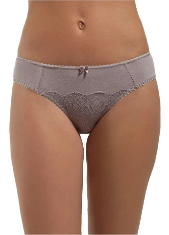Трусики брифы с кружевом телесные L5104BR0 Luna (251826647)
