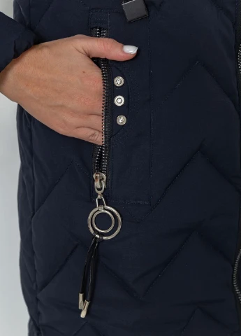Темно-синя демісезонна куртка Ager