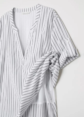 Біла блуза для годуючих мам H&M