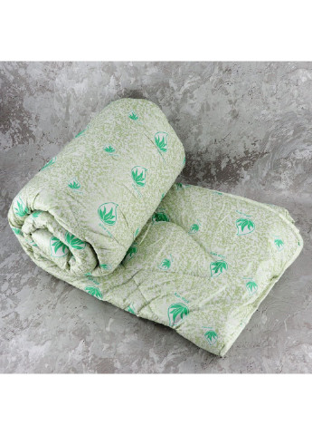 Ковдра закрита холлофайбер з просоченням ALOE VERA (Мікрофібра) Полуторна 145х210 55063 Moda (253610702)