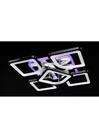 Люстра потолочная LED с пультом A2281/4+1S-RGB-ch Хром 11х40х40 см. Sunnysky (253527924)