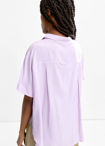 Светло-лиловая кэжуал рубашка однотонная Parfois