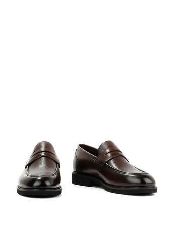 Темно-коричневые кэжуал, классические туфли Le'BERDES без шнурков