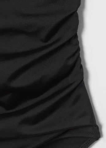 Черный летний моделирующий купальник H&M