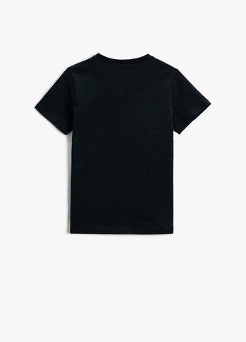 Чорна літня футболка KOTON