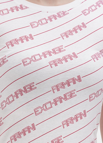 Біла літня футболка Armani Exchange