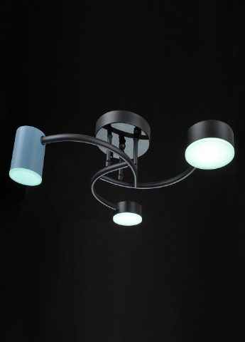 Світлодіодна люстра BR-01 647C/3 LED 22W BK/BL Brille (251891829)