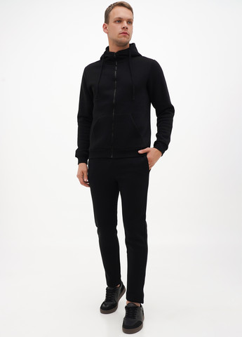 Черные спортивные зимние прямые брюки BEKI