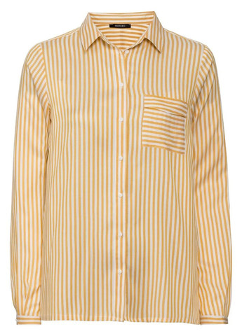 Желтая кэжуал рубашка в полоску Esmara