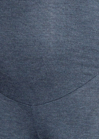 Штани для вагітних H&M прямі меланжі темно-сині кежуали віскоза