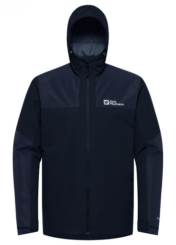 Чорна демісезонна куртка Jack Wolfskin JASPER INS JKT M