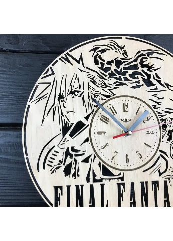 Необычные деревянные часы в интерьер «Finаl Fantasy» 7Arts (253566227)