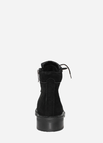 Зимние ботинки re2670-11 черный El passo из натуральной замши