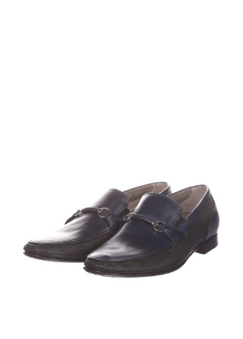 Классические синие мужские туфли Aldo Brue без шнурков