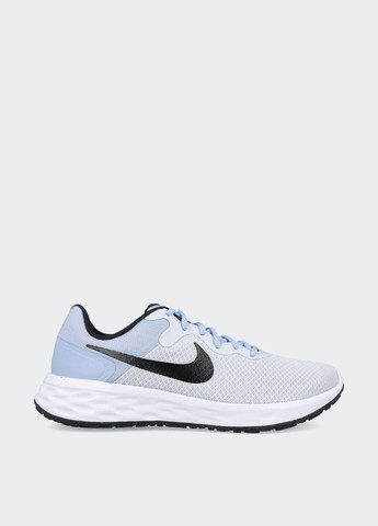 Светло-голубые всесезон мужские кроссовки Nike со шнурками