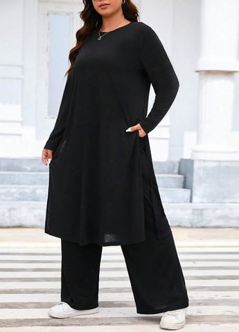 Костюм (туника, брюки) SHEIN (308589334)