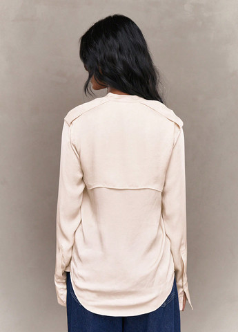 Айвори блуза SHEIN