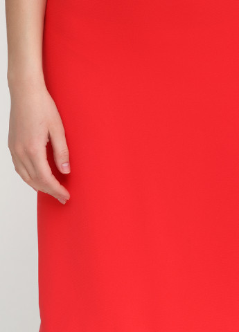 Яскраво-червона кежуал сукня, сукня Ralph Lauren однотонна