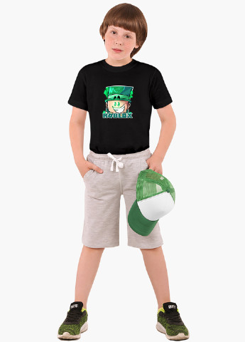 Чорна демісезонна футболка дитяча роблокс (roblox) (9224-1226) MobiPrint
