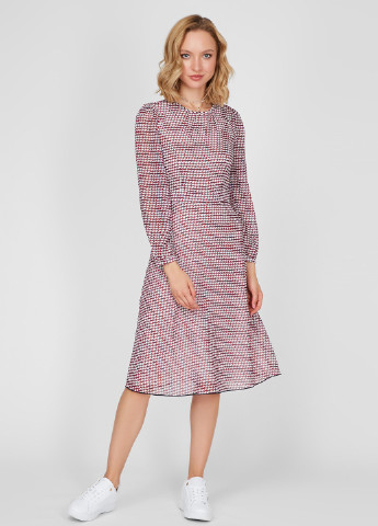 Комбинированное кэжуал платье Tommy Hilfiger с абстрактным узором