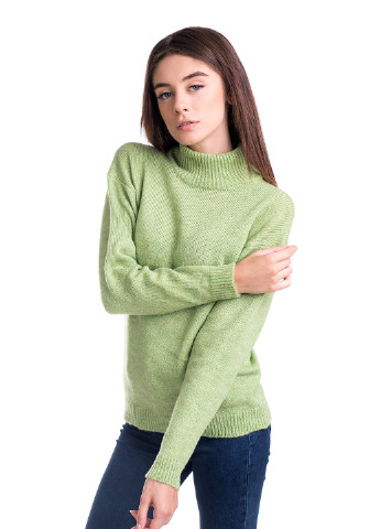 Фисташковый демисезонный свитер Bakhur