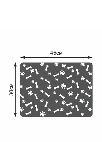 Коврик под миски для домашних животных, 30х45 см Aquarius (325860809)