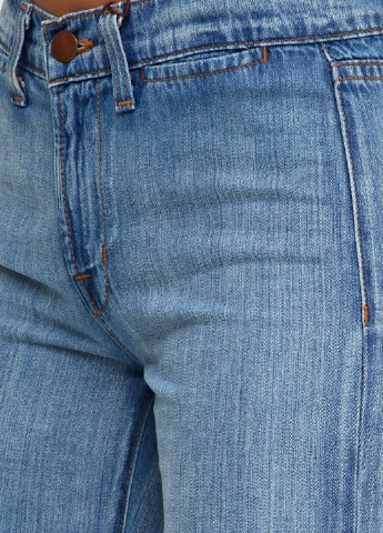 Темно-голубые демисезонные клеш джинсы J Brand