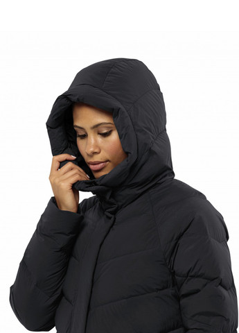 Черное зимнее Пальто Jack Wolfskin