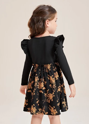 Чёрное платье SHEIN (316503624)