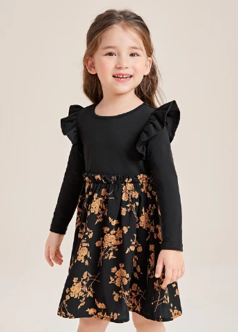 Чёрное платье SHEIN (316503624)