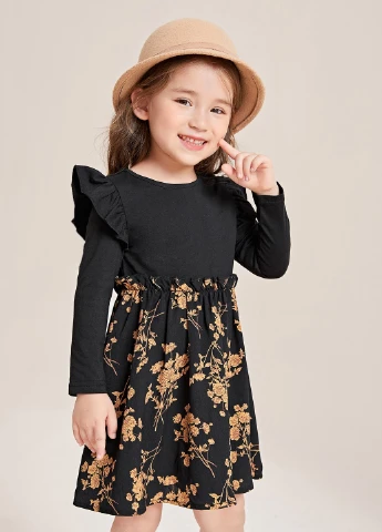 Чёрное платье SHEIN (316503624)