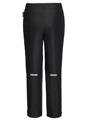 Черные спортивные зимние прямые брюки Jack Wolfskin