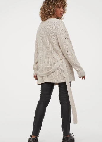 Песочный демисезонный кардиган H&M