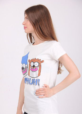 Молочная летняя футболка Poncik
