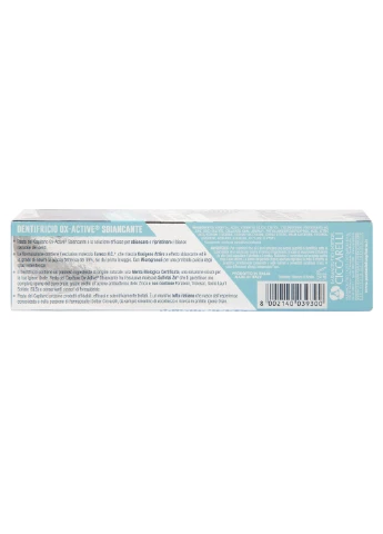 Зубна паста Dentifricio OX ACTIVE SBIANCANTE 75 мл Pasta del Capitano (225544510)