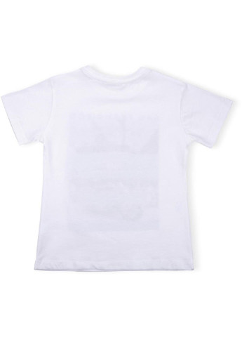 Бежева демісезонна футболка дитяча "84" (10154-116b-beige) Breeze