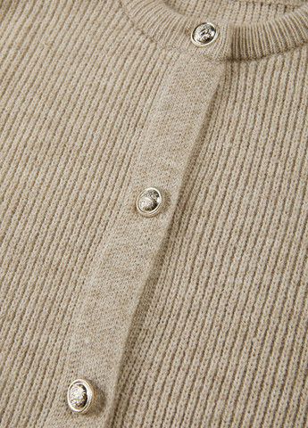 Бежевый демисезонный кардиган SHEIN